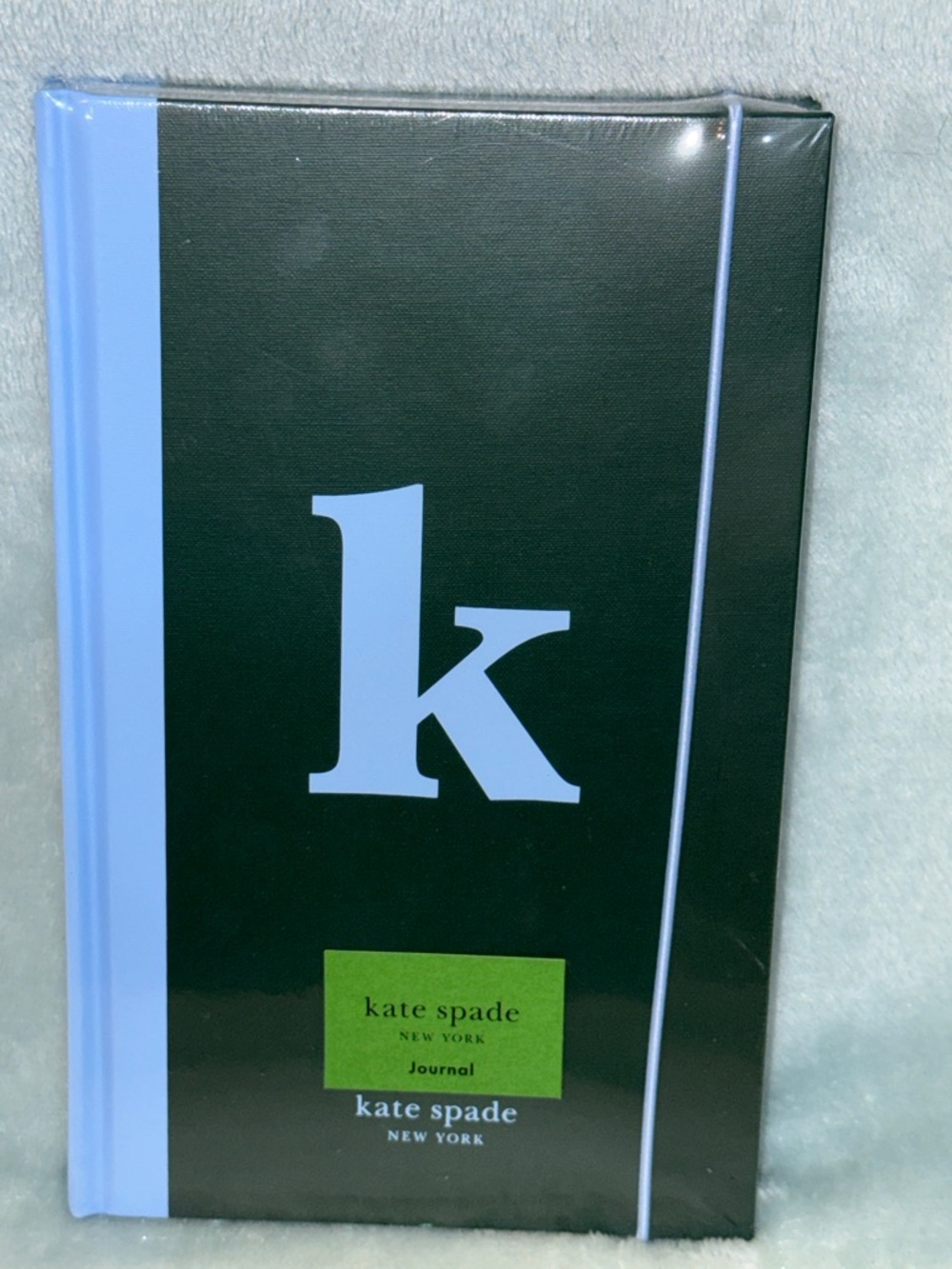 kate spade Hardcover Journal with Light Blue K and Spine